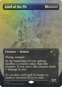 Lord of the Pit (Sketch Showcase) (Rainbow Foil) (893) [Secret Lair Drop Series]