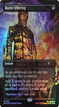 Burnt Offering (Rainbow Foil) (7047) [Secret Lair Drop Series]