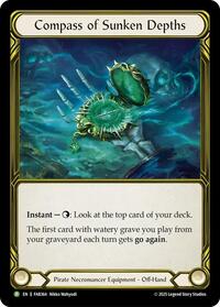 Compass of Sunken Depths (Golden) - FAB364 (FAB364) [Flesh and Blood: Promo Cards]