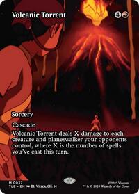 Volcanic Torrent (Borderless) (37) [Avatar: The Last Airbender: Eternal-Legal]