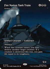 Fire Nation Tank Train - Noxious Gearhulk (Borderless) (25) [Avatar: The Last Airbender: Eternal-Legal]