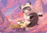 Appa, Aang's Companion Art Card (Gold-Stamped Signature) (31) [Art Series: Avatar: The Last Airbender]