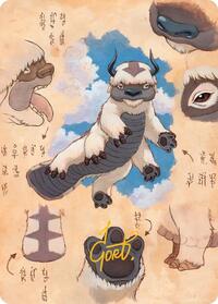 Appa, Steadfast Guardian Art Card (Gold-Stamped Signature) (32) [Art Series: Avatar: The Last Airbender]