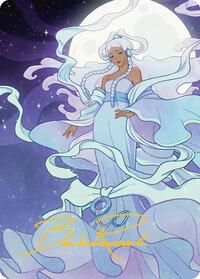 Yue, the Moon Spirit 2 Art Card (Gold-Stamped Signature) (41) [Art Series: Avatar: The Last Airbender]