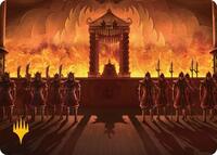 Fire Lord Ozai Art Card (Gold-Stamped Planeswalker Symbol) (27) [Art Series: Avatar: The Last Airbender]