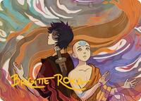 Fated Firepower Art Card (Gold-Stamped Signature) (43) [Art Series: Avatar: The Last Airbender]