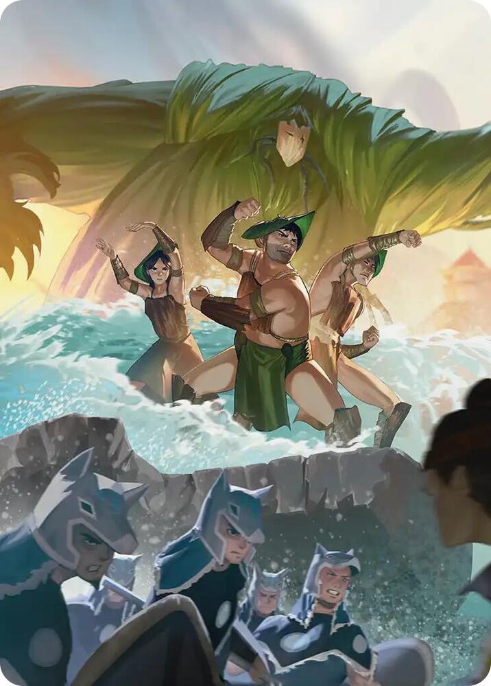 Swampbenders Art Card [Art Series: Avatar: The Last Airbender]
