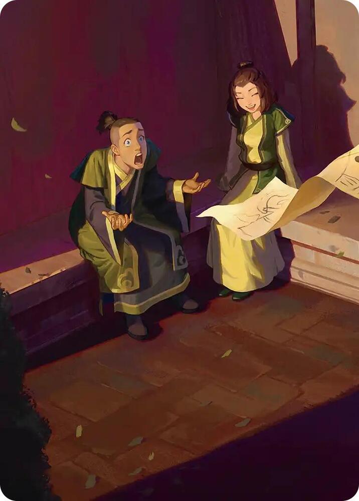 Sokka and Suki Art Card [Art Series: Avatar: The Last Airbender]