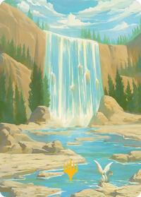 Island Art Card (Gold-Stamped Signature) (51) [Art Series: Avatar: The Last Airbender]