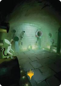Swamp Art Card (Gold-Stamped Planeswalker Symbol) (52) [Art Series: Avatar: The Last Airbender]