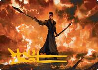 Zuko, Conflicted Art Card (Gold-Stamped Signature) (24) [Art Series: Avatar: The Last Airbender]