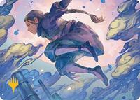 Katara, Seeking Revenge Art Card (Gold-Stamped Planeswalker Symbol) (29) [Art Series: Avatar: The Last Airbender]