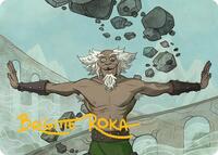 Bumi, Unleashed Art Card (Gold-Stamped Signature) (46) [Art Series: Avatar: The Last Airbender]