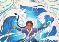 Katara, Water Tribe's Hope Art Card (Gold-Stamped Signature) (48) [Art Series: Avatar: The Last Airbender]