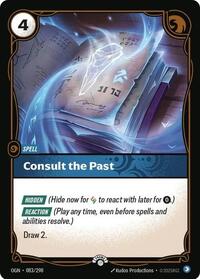 Consult the Past (083/298) [Riftbound Organized Play Promotional Cards]