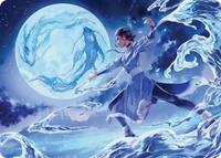Waterbender Ascension Art Card (6) [Art Series: Avatar: The Last Airbender]