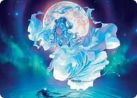 Yue, the Moon Spirit Art Card (7) [Art Series: Avatar: The Last Airbender]