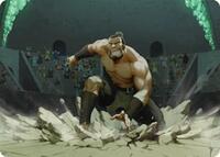 The Boulder, Ready to Rumble Art Card (13) [Art Series: Avatar: The Last Airbender]