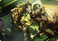 The Earth King Art Card (15) [Art Series: Avatar: The Last Airbender]