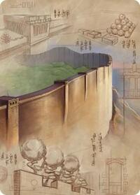 The Walls of Ba Sing Se Art Card (38) [Art Series: Avatar: The Last Airbender]