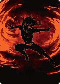 Ozai, the Phoenix King Art Card (39) [Art Series: Avatar: The Last Airbender]