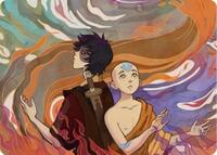 Fated Firepower Art Card (43) [Art Series: Avatar: The Last Airbender]