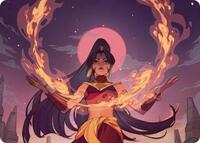 Firebending Student Art Card (44) [Art Series: Avatar: The Last Airbender]