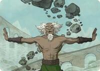 Bumi, Unleashed Art Card (46) [Art Series: Avatar: The Last Airbender]