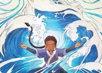 Katara, Water Tribe's Hope Art Card (48) [Art Series: Avatar: The Last Airbender]