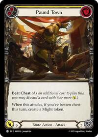 Pound Town (Yellow) (ARR020) [Armory Deck: Rhinar]
