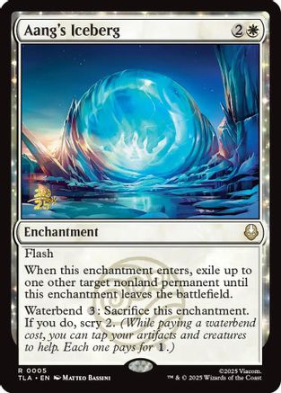 Aang's Iceberg (PRE-005) - Prerelease Cards Foil