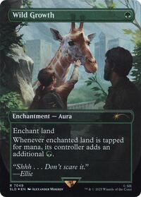 Wild Growth (Rainbow Foil) (7049) [Secret Lair Drop Series]