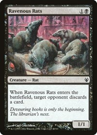 Ravenous Rats (49) [Duel Decks: Izzet vs. Golgari]