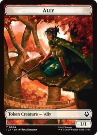 Ally (0004) // Clue (0015) Double-Sided Token (4 // 15) [Avatar: The Last Airbender]