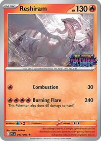 Reshiram (Phantasmal Flames Stamped) (017/094) [Miscellaneous Cards & Products]