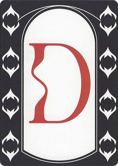 Letter Card - D [Secret Lair Countdown Kit]