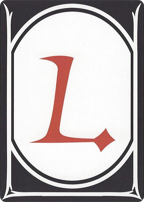 Letter Card - L [Secret Lair Countdown Kit]