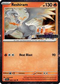 Reshiram (Stellar Crown Stamped) (022/142) [Miscellaneous Cards & Products]