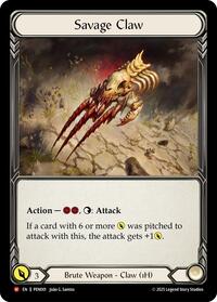 Savage Claw (PEN001) [Compendium of Rathe]