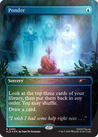 Ponder (2292) (Rainbow Foil) (2292) [Secret Lair Drop Series]