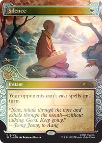 Silence (2300) (Rainbow Foil) (2300) [Secret Lair Drop Series]