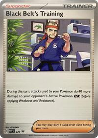 Black Belt's Training - 220 (220) [SV: Scarlet & Violet Promo Cards]