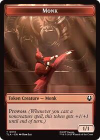 Monk // Clue (0017) Double-Sided Token (10 // 17) [Avatar: The Last Airbender]
