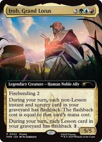 Iroh, Grand Lotus (Extended Art) (2) [Unique and Miscellaneous Promos]