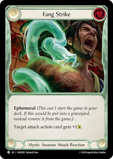 Fang Strike // Slither (NUU028/NUU029) [Blitz Deck: Part the Mistveil - Nuu]
