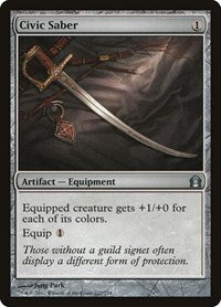 Civic Saber (227) [Return to Ravnica]
