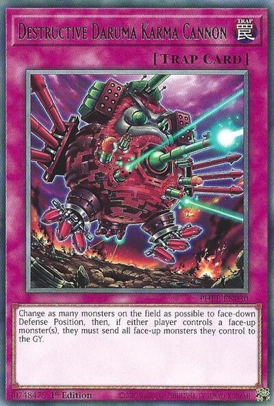 Destructive Daruma Karma Cannon (PHRE-EN030) [Phantom Revenge]