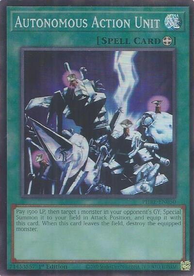 Autonomous Action Unit (Super Rare) (PHRE-EN050) [Phantom Revenge]