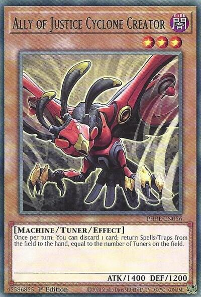Ally of Justice Cyclone Creator (PHRE-EN056) [Phantom Revenge]