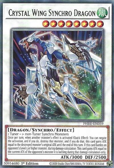Crystal Wing Synchro Dragon (PHRE-EN059) [Phantom Revenge]